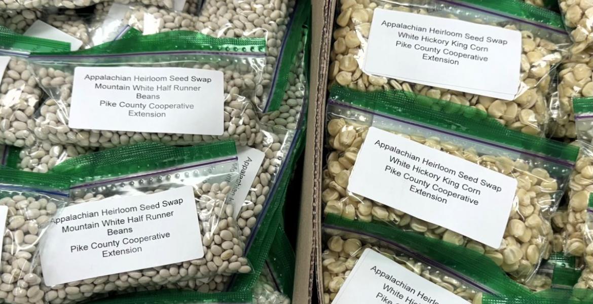 The Pike County Cooperative Extension Office provided some free seeds at this year's event. Photo provided by Emily Davis.